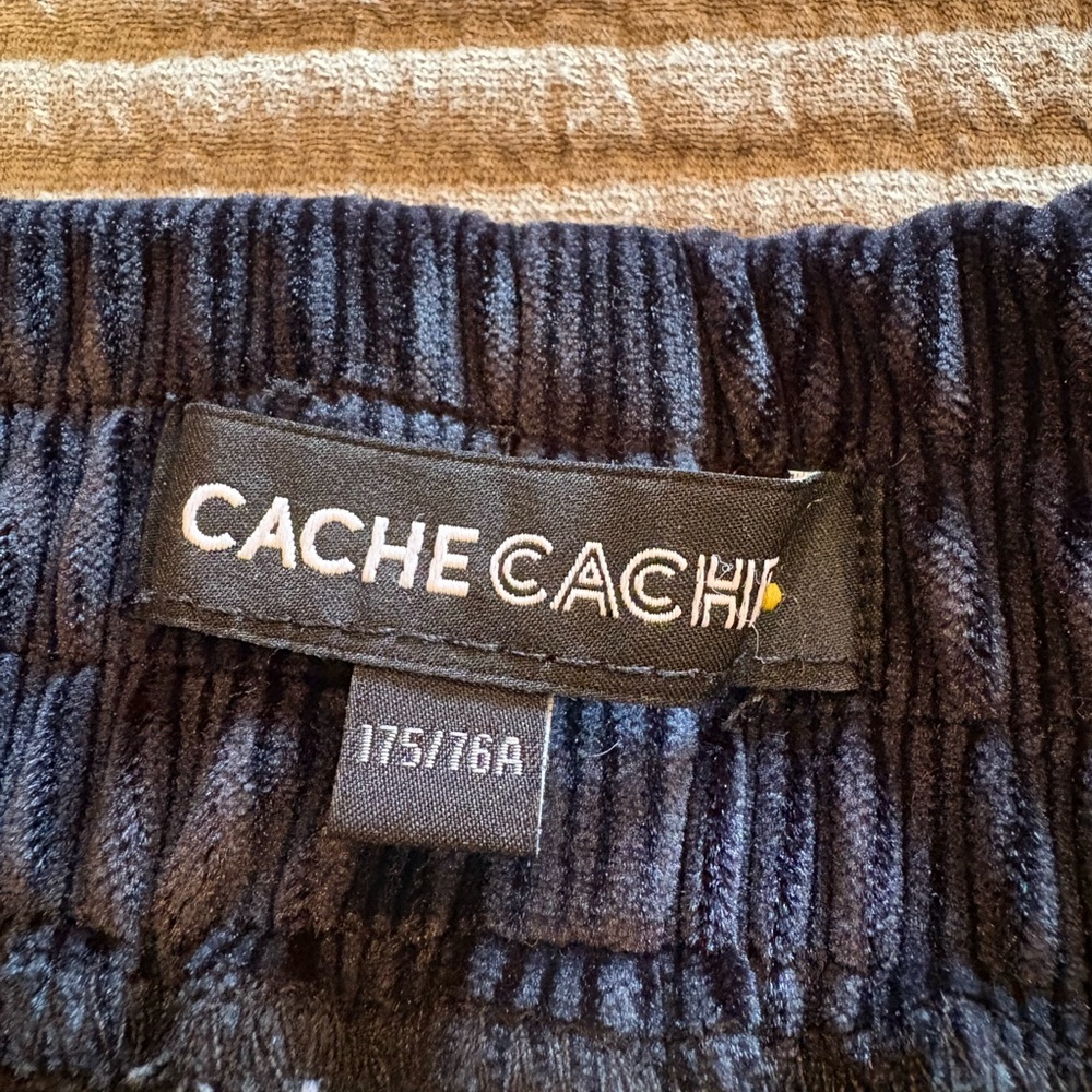 Cache Cache ribbed velour Pullon pants women’s - image 5